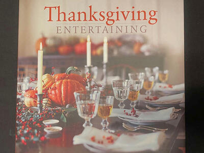 Thanksgiving Entertaining Hardcover CookBook by Williams Sonoma