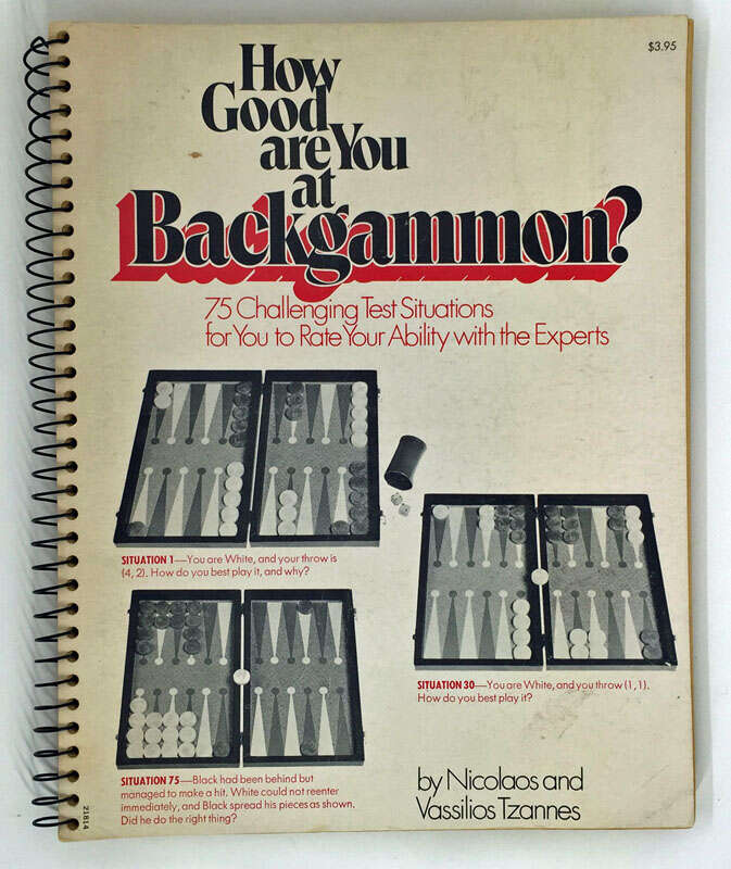 Vintage Book - How Good Are You At Backgammon? 1974 Edition
