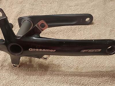 FSA Gossamer crankset 24mm spindle