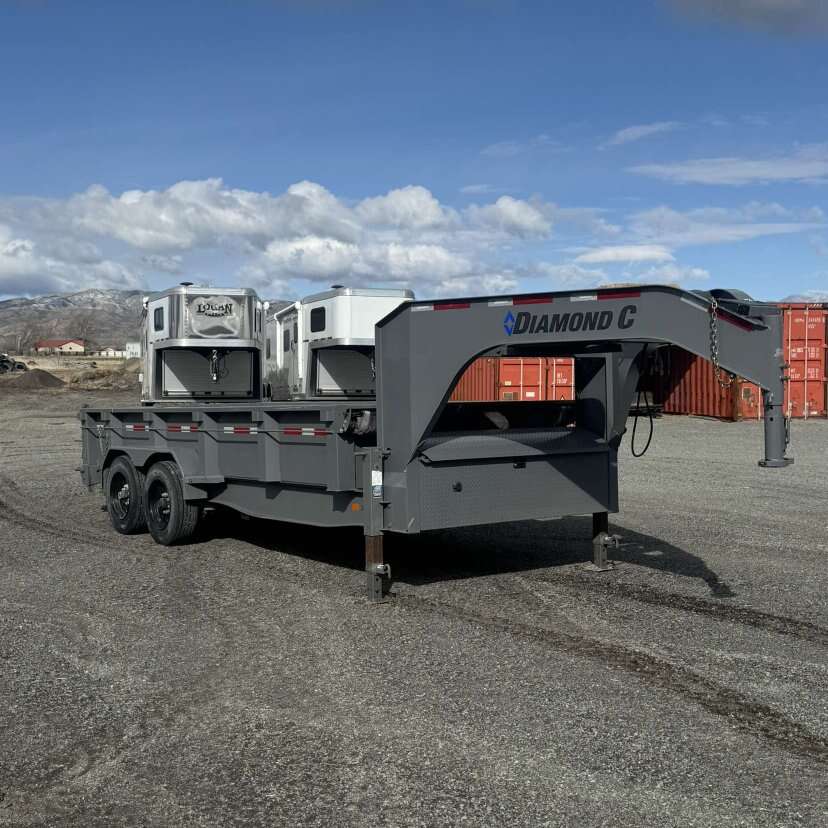 Diamond C dump trailer LPD208