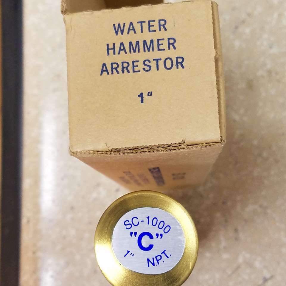 SC1000 water hammer arrestor, new