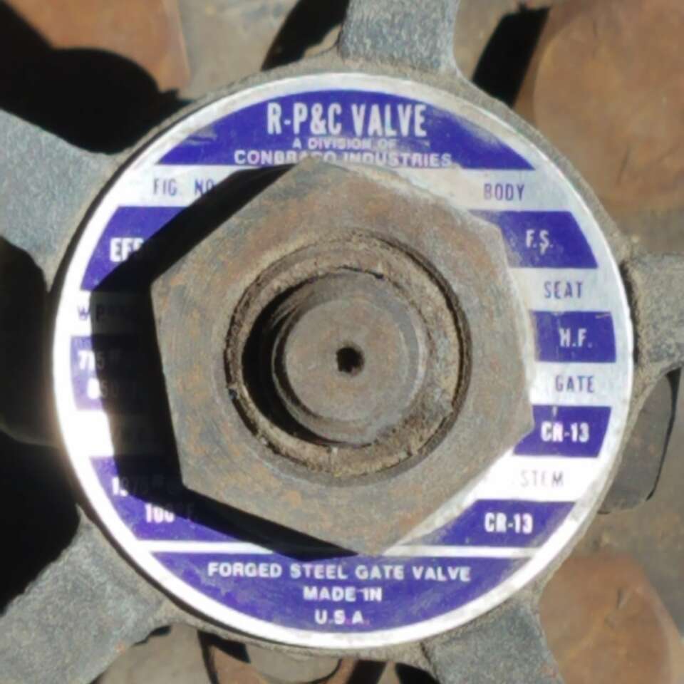 RP-C Forged 2", 800 class, socket weld gate valves