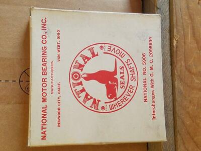 Vintage National seals for GMC vehicles