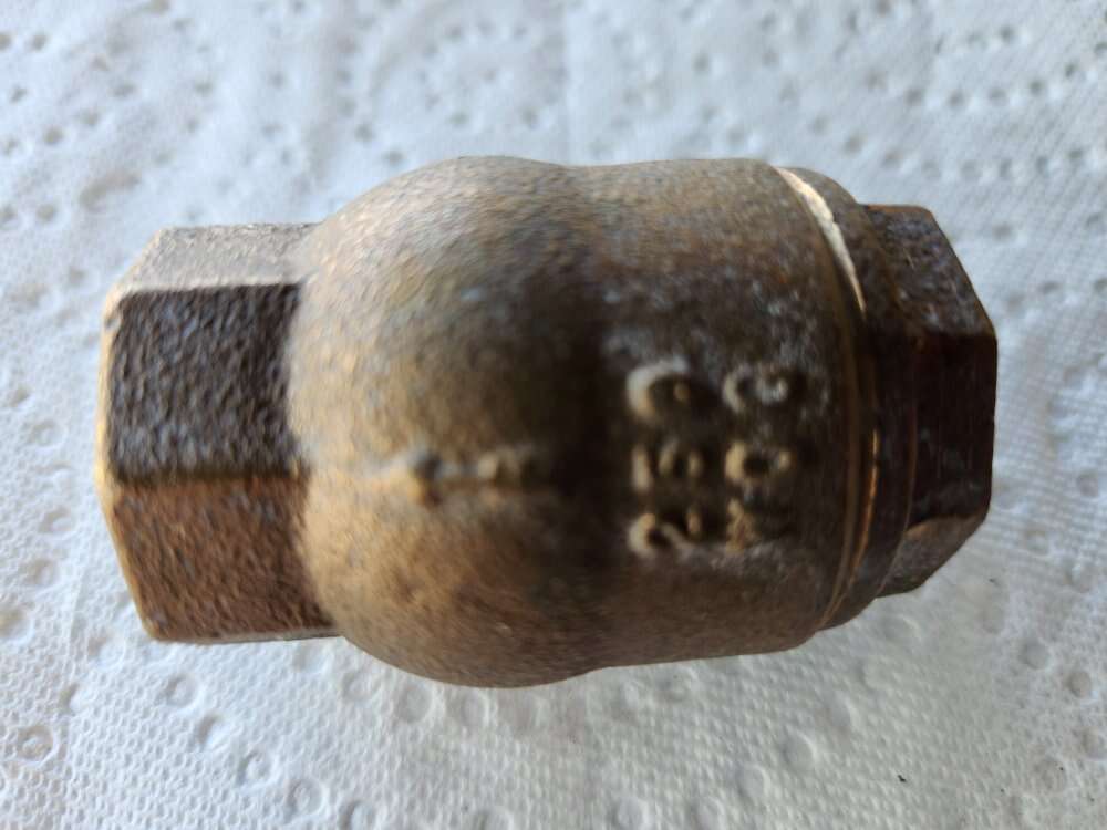 Nibco 3/4" 250 wog threaded brass checkvalve