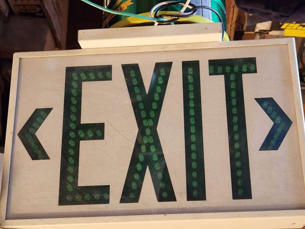Hubbel LED exit sign