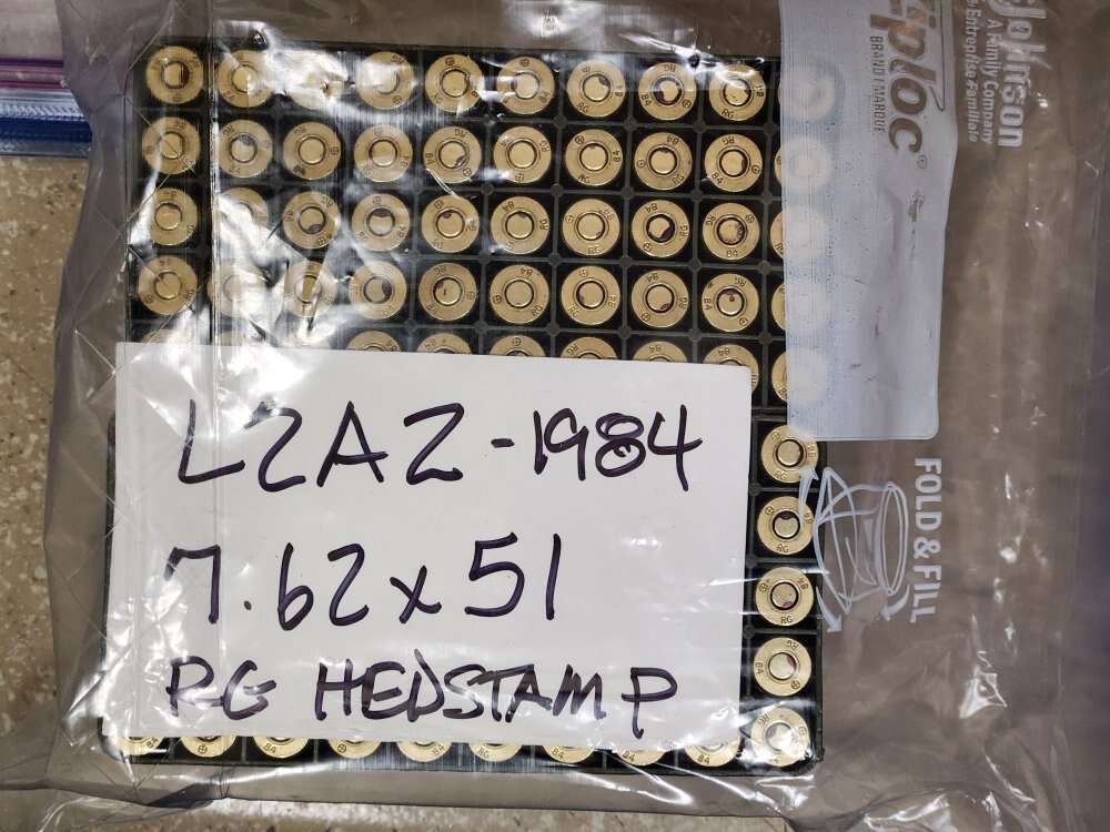 1984 L2A2 7.62x51 British manufacture ammo