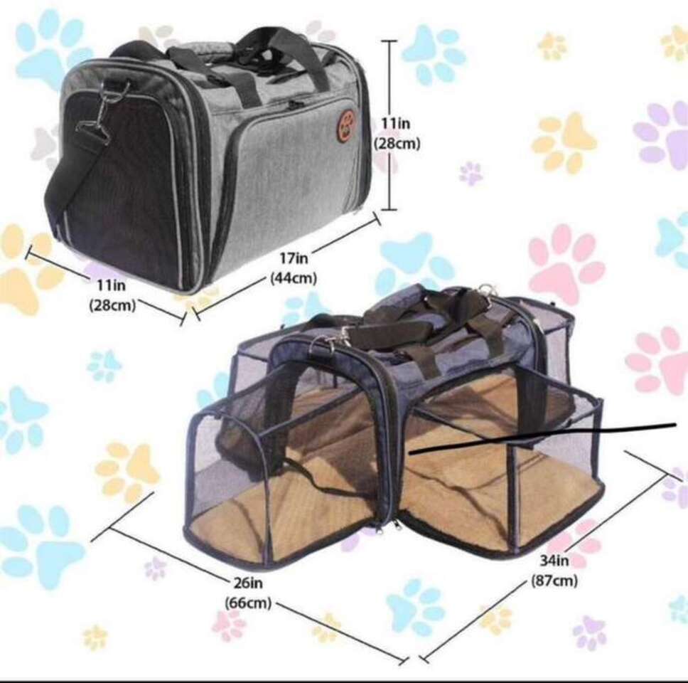 NEW 4 Way Expandable Pet Carrier Cat / Dog / Puppy