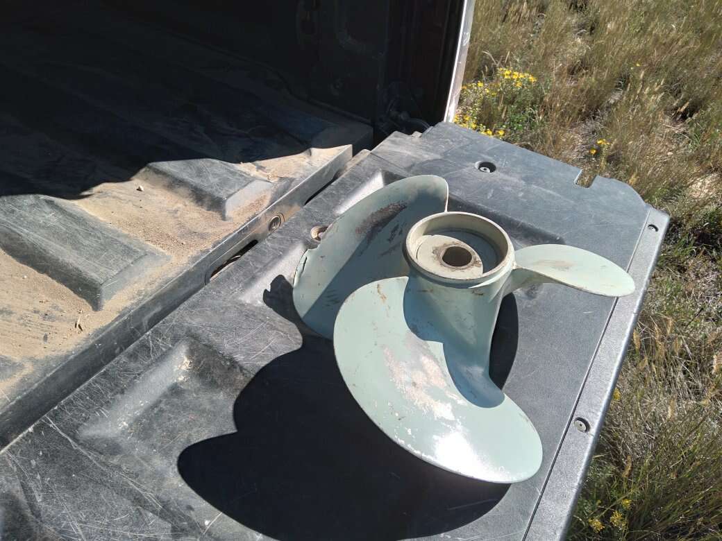 Have a prop off of a Volvo Penta outdrive