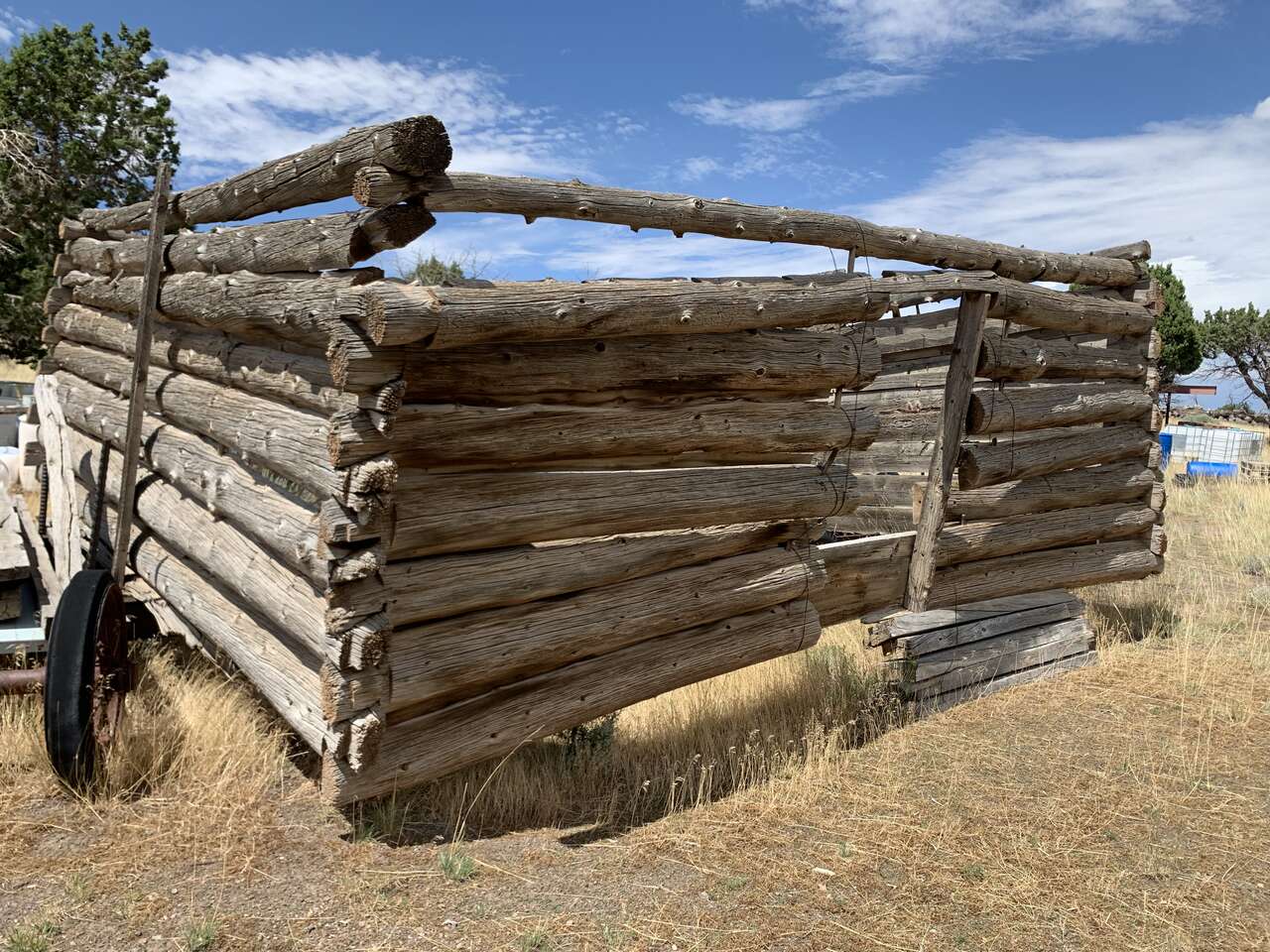 Antique log cabin, was probably a granary