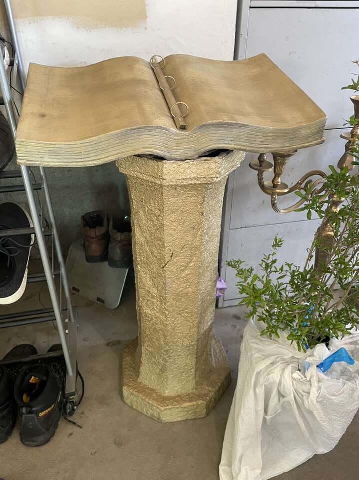 Gold Book Pedestal