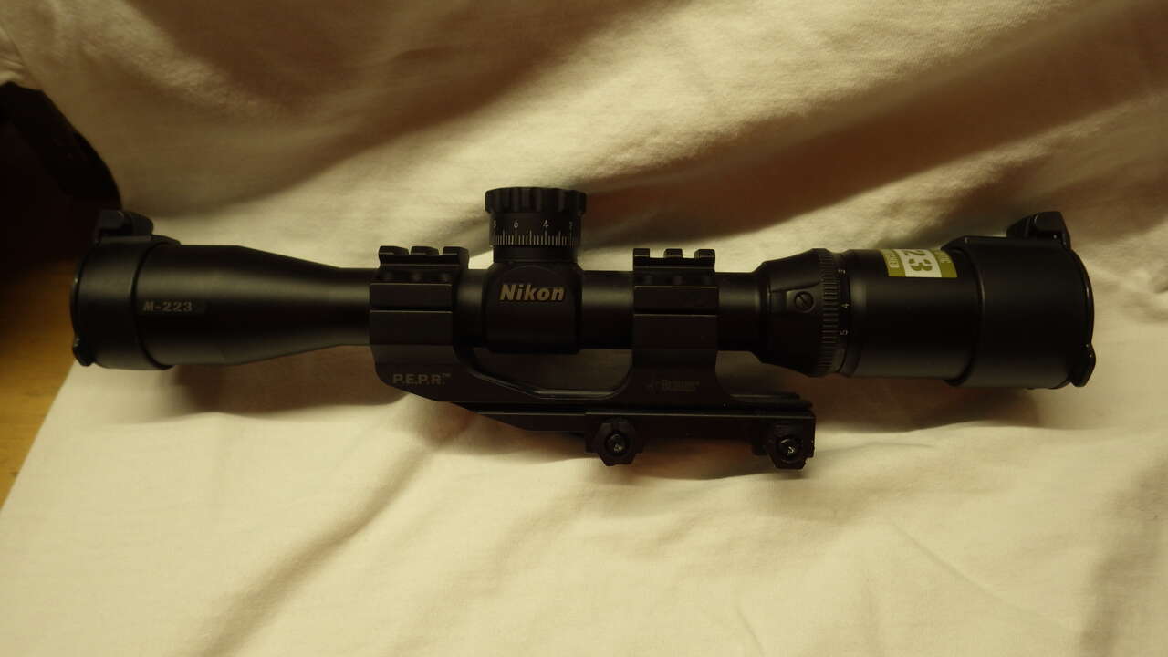 Nikon Riflescope with Burris Mount
