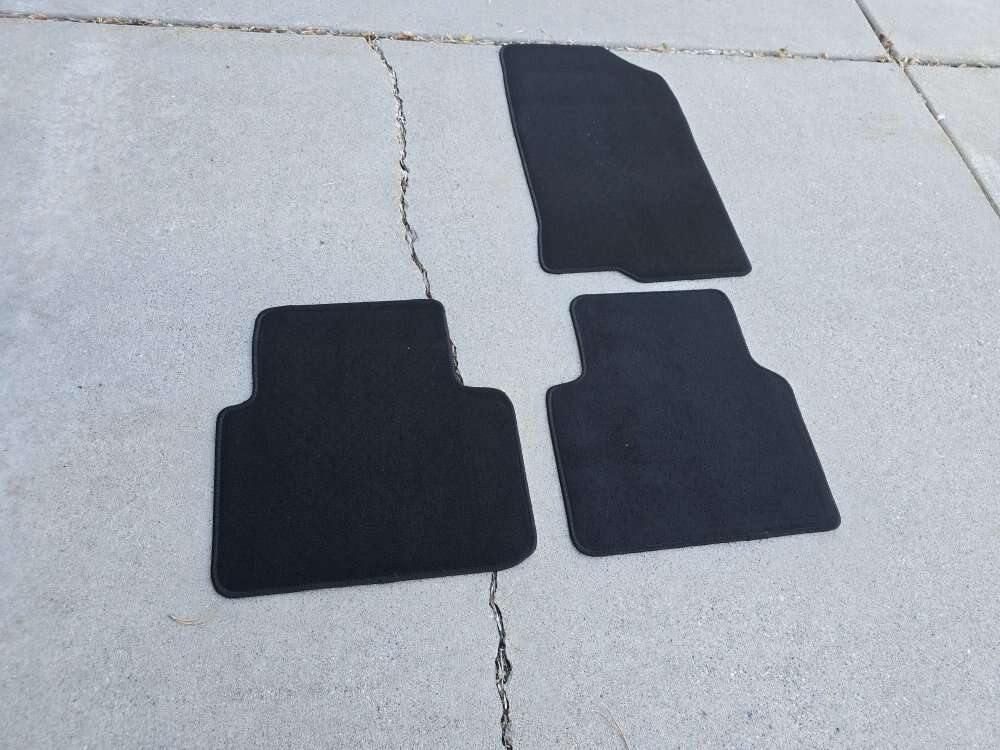 08-12 Honda Accord Black Floor Mat Carpet 3 Pcs