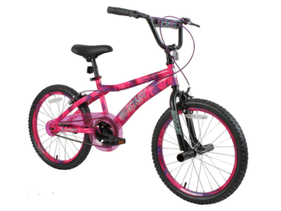 New Dynacraft Girls BMX Bike Pink Purple 20" Inch Wheels Kids Bicycle Super Cool Outcast
