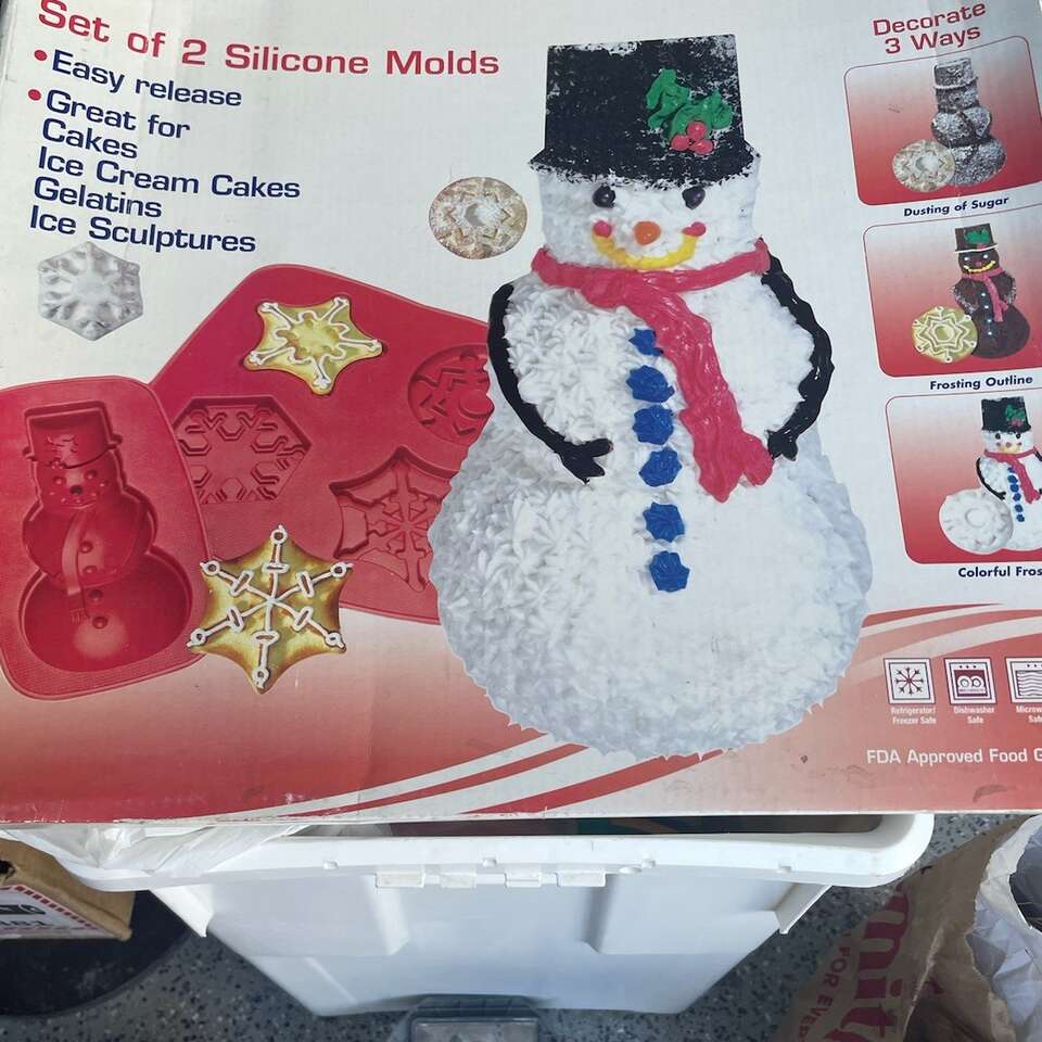 Winter themed silicone molds