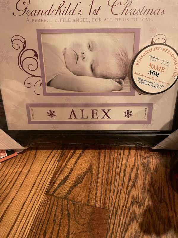 Grandchild 1st Christmas picture frame MAKE OFFR
