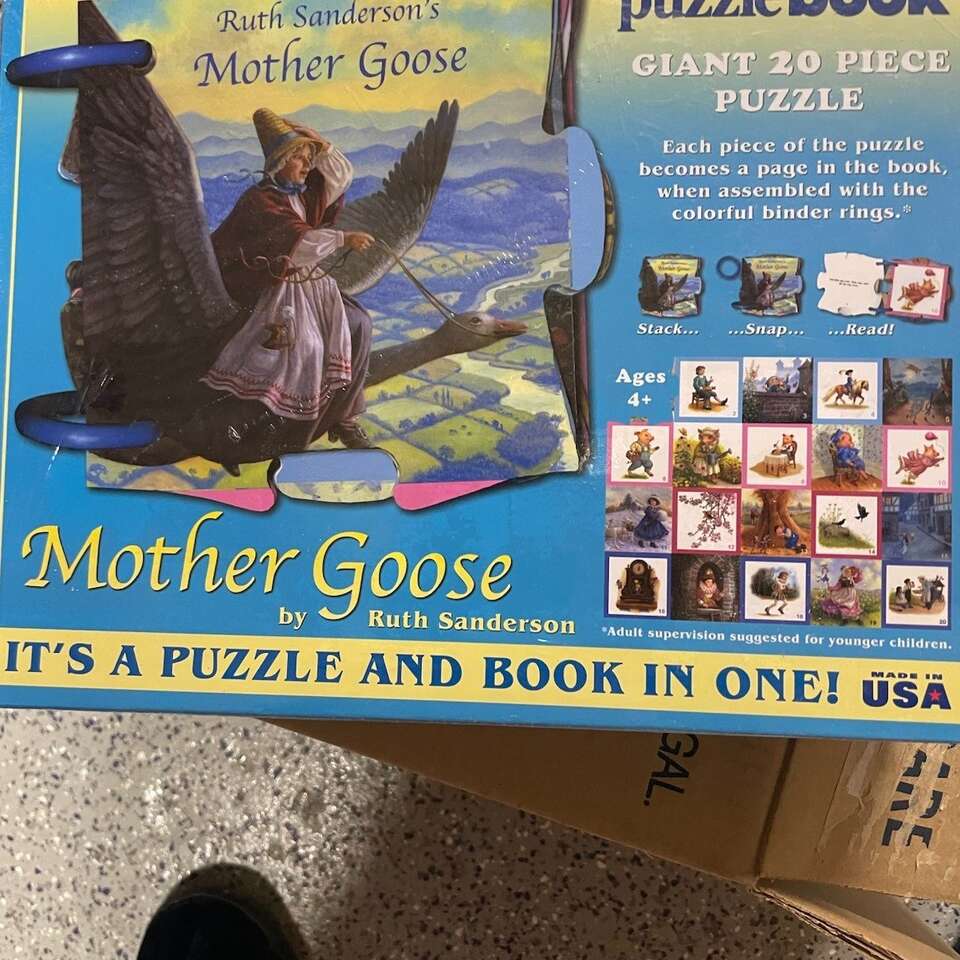 Mother Goose Puzzle Book