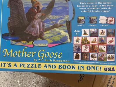 Mother Goose Puzzle Book
