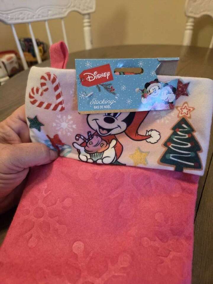 Minnie Mouse Stocking Christmas almost here!
