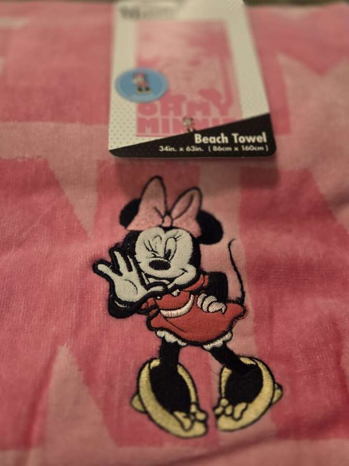 Minnie Mouse Beach towel
