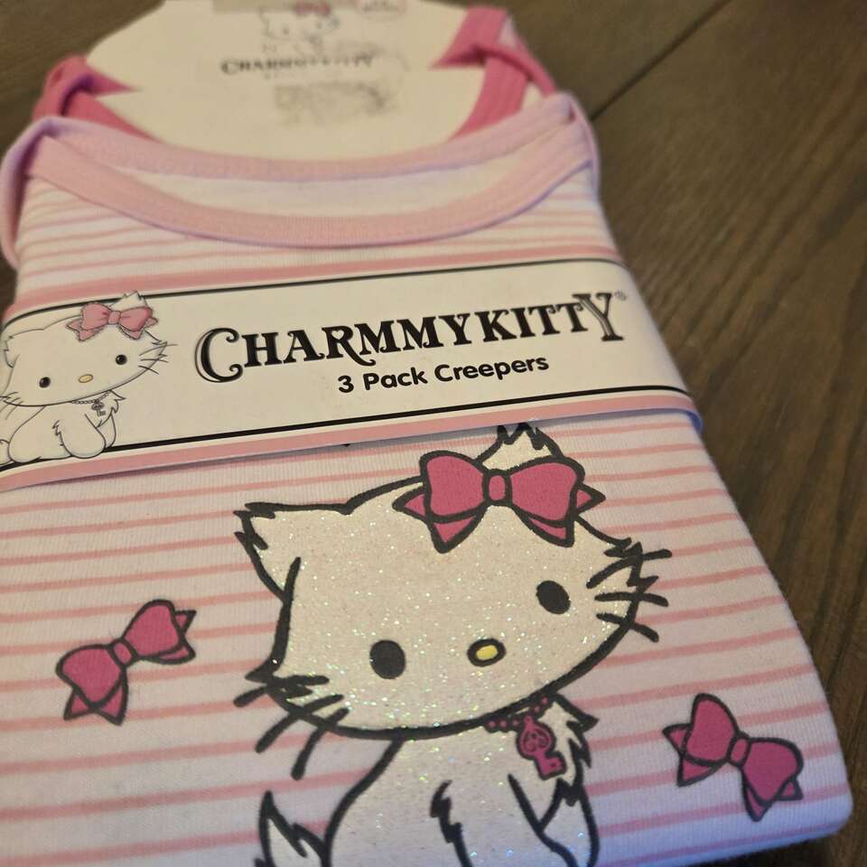 Cute Charm Kitty brand onesies OPEN TO OFFERS