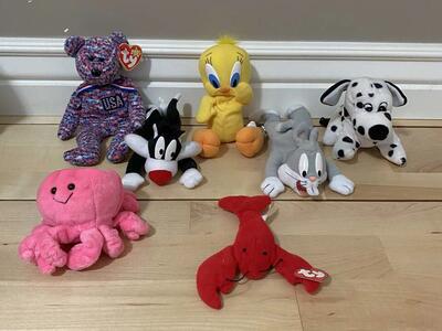 Beanie baby animals