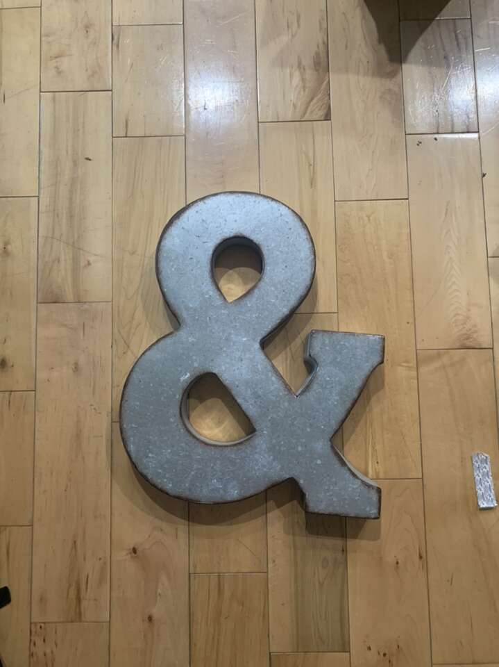 Metal & Sign Wall/ wedding Decor