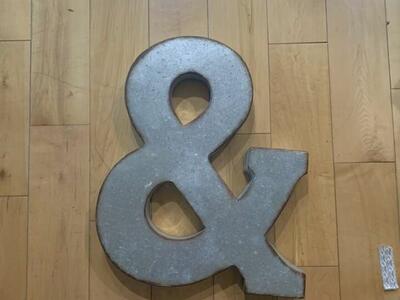 Metal & Sign Wall/ wedding Decor