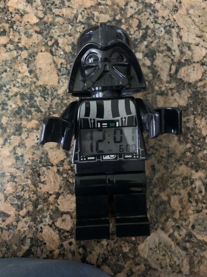 Earth Vader Lego Clock