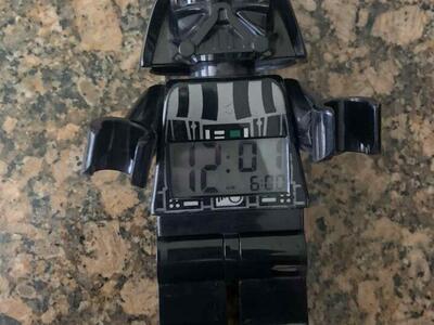 Earth Vader Lego Clock