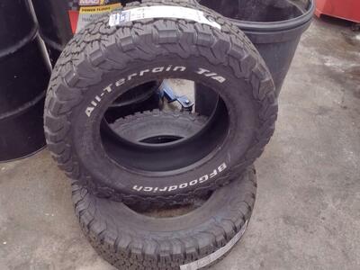 Pair of LT275/65R18 BFG ALL TERRAIN T/A KO2