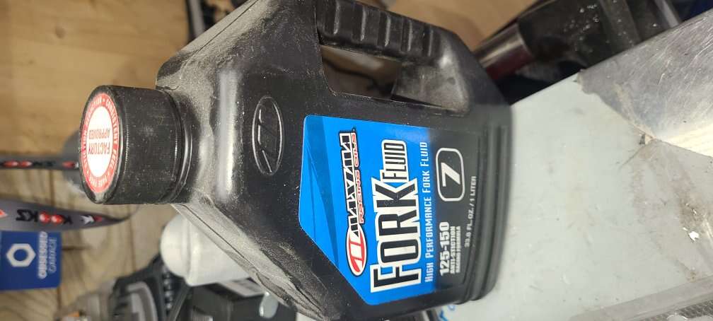 Motorcycle Maxima Racing Oils 59901/7-2PK Racing Fork Fluid 125/150 7w 1L Bottle