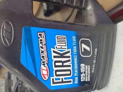 Maxima Racing Oils 59901/7-2PK Racing Fork Fluid 125/150 7w 1L Bottle
