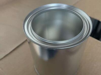 Steel PAint Craft Cans Containers-empty