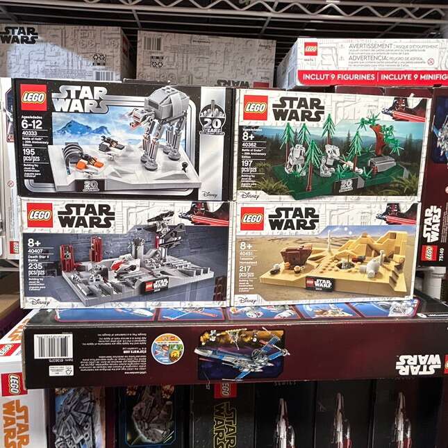 LEGO Star Wars 20th Anniversary Dioramas New