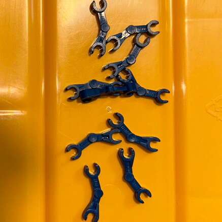 LEGO Star Wars Blue Tactical Droid Arms New