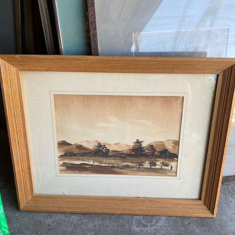 Utah Artist Louise Brimhall Watercolor Landscape