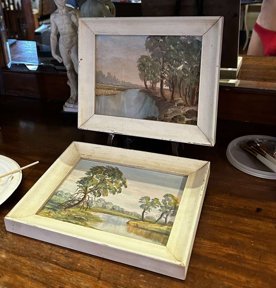 2 Original Charles L. Waterlyn Landscape Painting