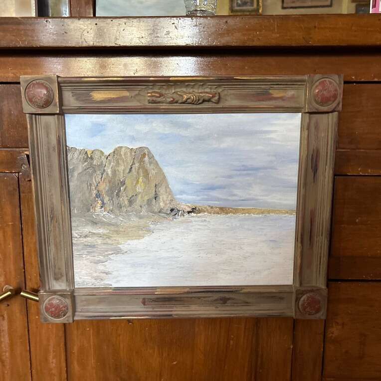 Seascape Oil On Canvas Painting. By Me.