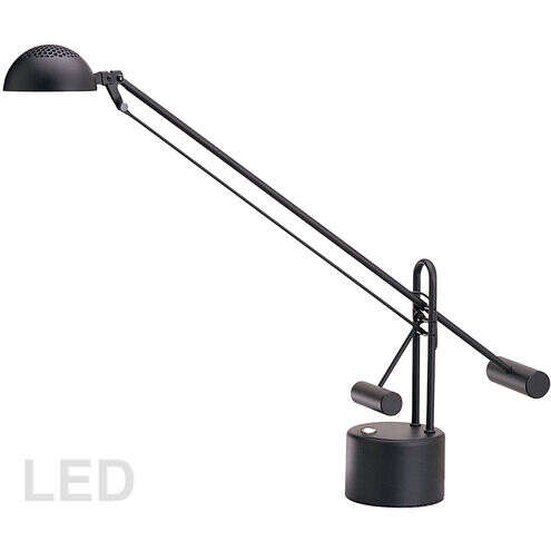 Contemporary 28 inch 8.00 watt Black Task Table Lamp Portable Light $185