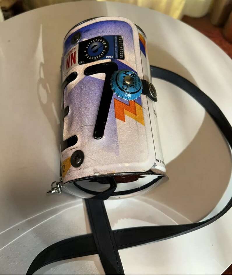 2002 Salt lake Olympic Games License Plate Purse