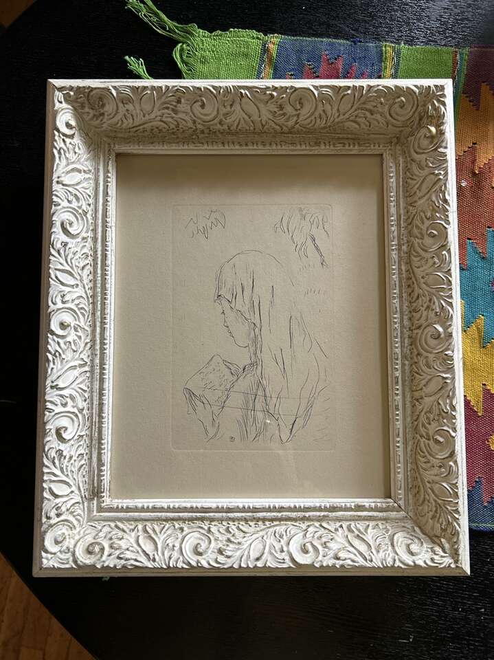 French Artist Pierre Bonnard 167-1947 Etching.