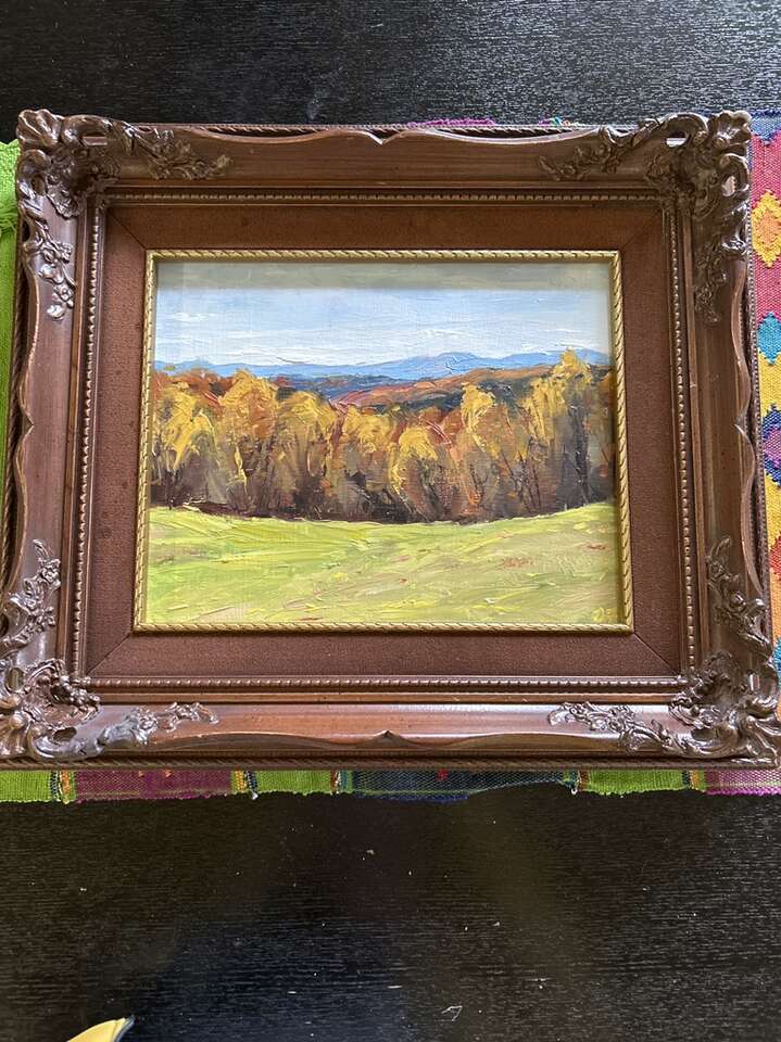 Original Impressionitic Fall Landscape Of Utah
