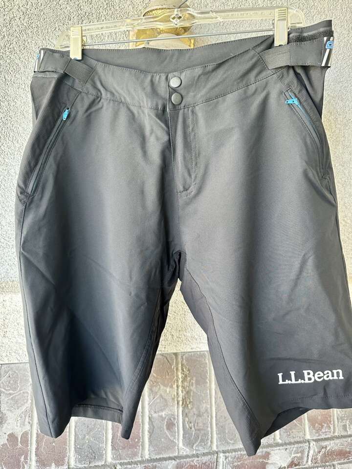 Mens L LL Bean Camaro Active Hiking Cycling Shorts