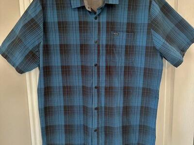 Mens 2XL Volcom Woven Short Sleeve Button Shirt