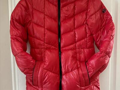 Womens Med Michael Kors Parka Coat Jacket Puffer