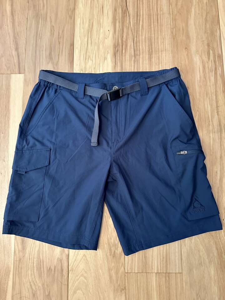 Mens 36 Gerry Vertical Woven Stretch Cargo Shorts