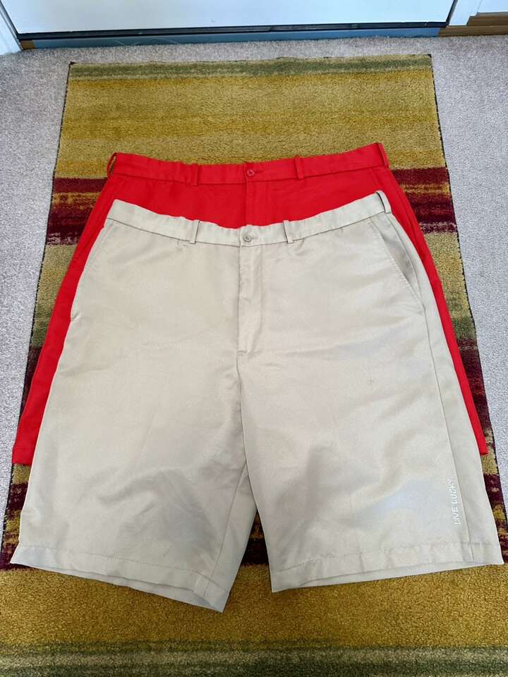 Mens 40 Black Clover Golf Active Shorts