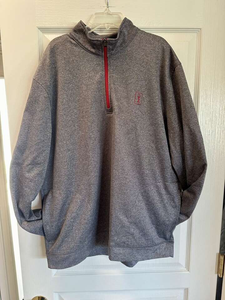 Mens XL PGA Tour 1/4 Zip Golf Pullover Jacket