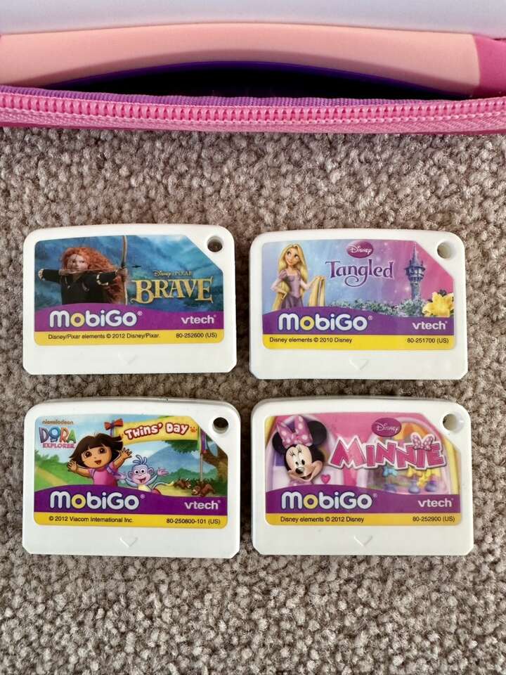 Vtech Mobigo2 Games And Carry Case Tangled Dora