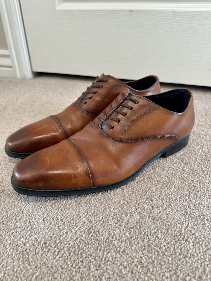 Mens 11 Aldo Brown Dress Shoes